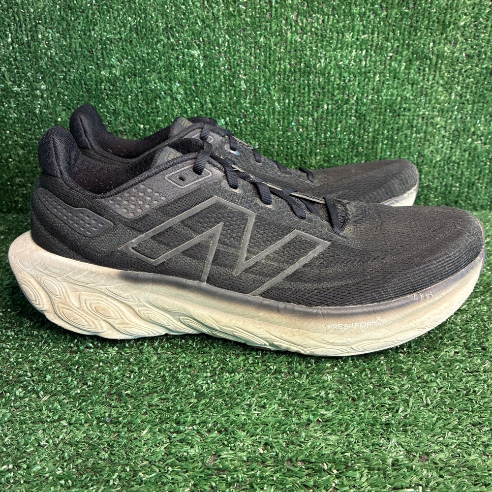 New Balance Fresh Foam X 1080 v13 Running Shoes Black Grey Mens Sz 11.5 2E Wide